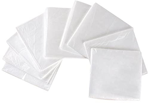 SJASD 50 Pièces de Feuilles de Plastique Jetables,Doubluresd'enveloppement de Corps Intérieur Infrarouge Lointain,Sac de Sauna (47 x 86 Pouces),1/50