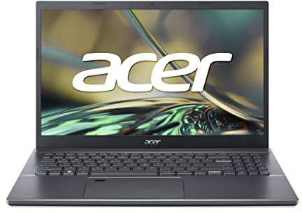 Acer Aspire 5 (A515-57G-53N8) Laptop | 15, 6 FHD Display | Intel Core i5-1240P | 16 GB RAM | 512 GB SSD | NVIDIA Geforce RTX 2050 | Windows 11 | QWERTZ Tastatur | grau