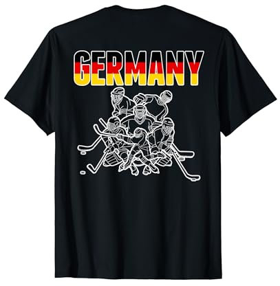 Deutschland Eishockey Fans Trikot Unterstützung Deutsches Hockeyteam T-Shirt