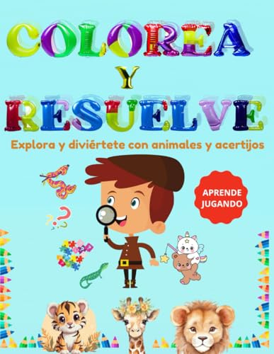 Animales del Mundo: Acertijos y Colores