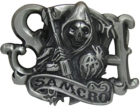 LKMY Herren-Gürtelschnalle, 3D-Totenkopf-Gürtelschnalle, Western-Cowboy-Vintage-Punk-Gürtelschnalle, Jeans-Accessoire für Männer und Frauen, Vatertag