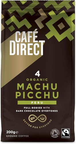 Cafedirect Machu Picchu Organic Ground Coffee, 227g (Pack of 5)