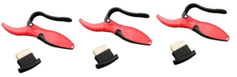 3 Pièces Affûteur De Sécateur Outil D'affûtage Du Sécateur Aiguiseur D'outils De Jardinage Aiguiseurs De Ciseaux r De Rouge Sosoport