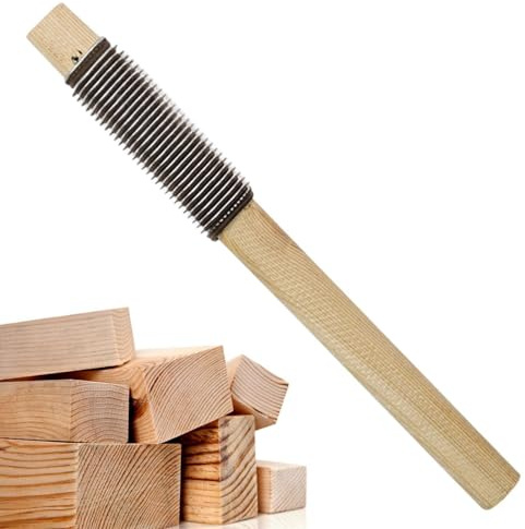 Limes à bois pour le travail du bois, limes à main et râpe - Outil d'affûtage pour bois - Outils de réparation et de meulage portables pour les travaux de ponçage, semelle en caoutchouc et R