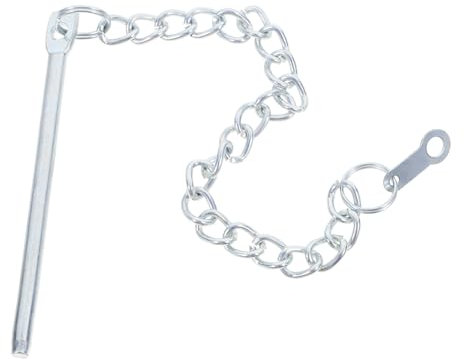 ANDRESLAD Accessoires pour Parasol De Jardin Sangle Fixe Chaîne Métallique pour Le Vent Compatible avec Parasols Cantilever Et Autres Modèles