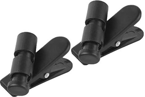 DOITOOL 2piezas Clips Para Auriculares Negro Organizadores Cable Resistente y Portátil Para Uso Diario y Actividades Al Aire