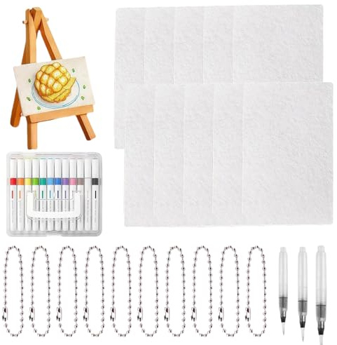 Générique Kit de Peinture Texture Mousse, Puffy Kit de Peinture en Relief Mousseux, Accessoires Art Bulles avec Papier à Dessin pour - Idée Cadeau Filles et Garçons