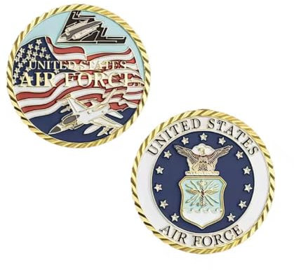 MINHBDER Monedas Conmemorativas del Ejército De EE. UU., Chapadas En Oro Y Plata, Monedas De Desafío Militares, Colección De Monedas De Recuerdo De La Armada, El Ejército Y La Fuerza Aérea, Regalos.