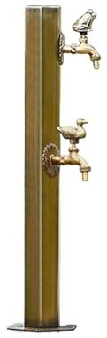 Animal Faucet Design Veal Water Column Garden Fountain - Decorative Hydrant for Outdoor Landscaping, Garden Décor, and Pet-Friendly Water Feature