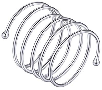 PROSILVER Anello Multifilo Donna Regolabile Argento Sottile Avvolgente