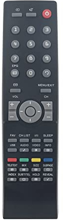 AULCMEET RC2444601/01 Télécommande de Remplacement Compatible avec Les téléviseurs intelligents AOC 4K OLED L26WA91 L22WA81 L42HA81 098GRABDPNTACR