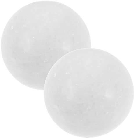 1 Set Palla Da Ginnastica Palline Massaggio Massaggia Le Antistress Massaggio Rotolanti Ginnastica Cinesi Palloni Meditazione Cina Bianca Fitness Polso