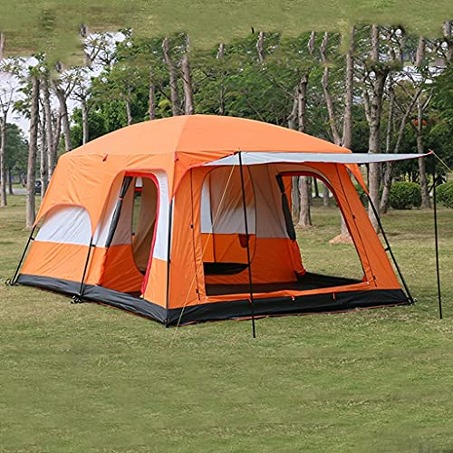 RajoNN Campingzelt im Freien, 5–8 Personen, große Familienzelte für Camping, Festival, Wanderzelt mit Wohnzimmer und separaten Räumen, 4-Jahreszeiten-Zelte, großer Familienunterschlupf