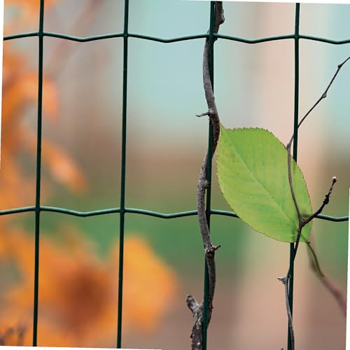 WERKA PRO Grillage soudé Vert en Rouleau de 10m 1,5 x 10m | Acier galvanisé, plastique, PVC, plastifié, robuste, durable, usage jardin et extérieur, taille 1,5 x 10m, fil Ø 1,7 mm