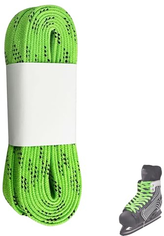 Hayaww 1 par 120 tum professionella Ishockeyskridskor skosnören, professionella vaxade skosnören för ishockey, skridskoåkning, skridskoåkning (B)