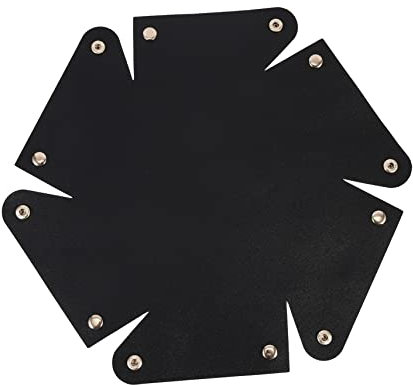 Abaodam 4stücke Faltbare Würfeltablett Aus Pu Praktischer Würfelhalter Und Aufbewahrungsbox Elegantes Design Für Schreibtisch Und Spiele Große Kapazität Für Schlüssel Schmuck Und