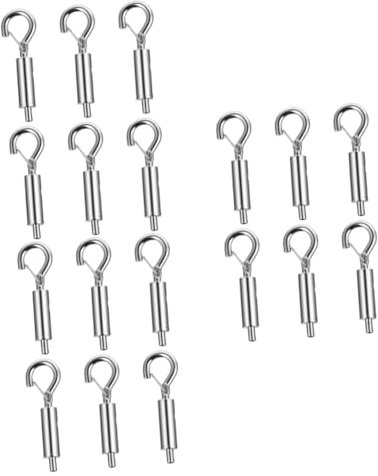 BUGUUYO 3sets Aufhängungshaken Zubehör Drahtseil Kabelklemmen Set Installieren Spannschloss Für Yachtboot 6pcs * 3