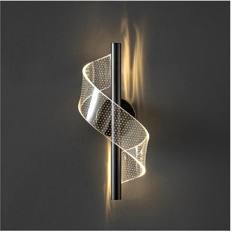 Lighting - Lampada da Parete a LED Illuminazione per Interni Compatibile con la Camera da Letto, Il Comodino, Il Salotto, la Lampada da Parete, la Decorazione Moderna per Interni, Design di Lusso