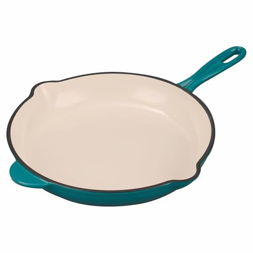 Padella 26,5 cm in ghisa smaltata, induzione, ottanio, Les Cocottes SìChef