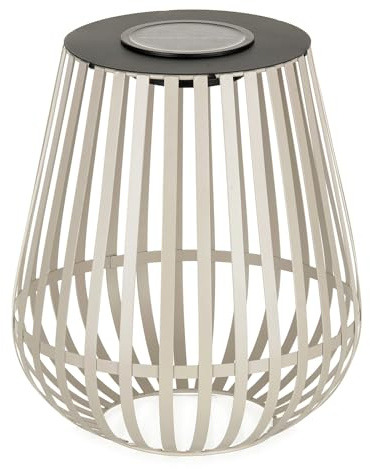 Staymoment Große Solar Laterne Outdoor, Aufladbar Garten Laternen | aus hochwertigem Metall, wetterfest Gartendeko, Balkon Deko modern, Laternen für draußen, Solarlampe