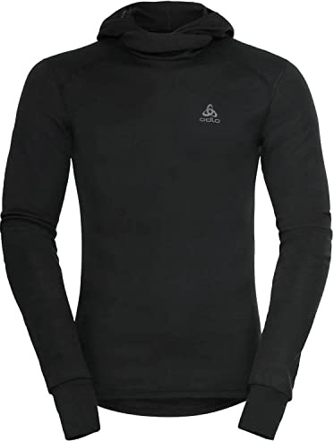 Odlo Herren Active Warm Funktionsunterwäsche Langarm Shirt mit Facemask (1er Pack)