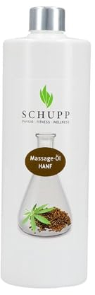 Massage-Öl Hanf 500 ml + Spender Hautöl