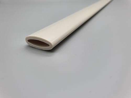 **MADE TO MEASURE** ROMAN ROLLER BLIND BOTTOM BAR ROD WEIGHT Hollow Oval Pvc Slat! (60 cm)