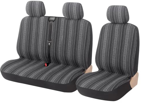 AUTOYOUTH Baja Lot de 2 housses de siège de voiture colorées pour sièges avant de style ethnique universel pour siège conducteur et passager Camion Accessoires intérieurs (2+1)
