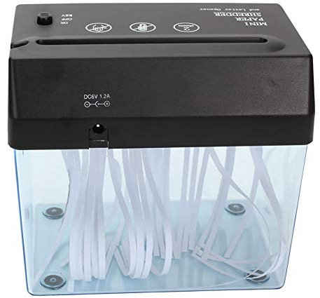 Automatic Mini Portable Strip Wastebasket Electric A6 Folded A4 USB Shredder Paper Desktop Cutting Machine