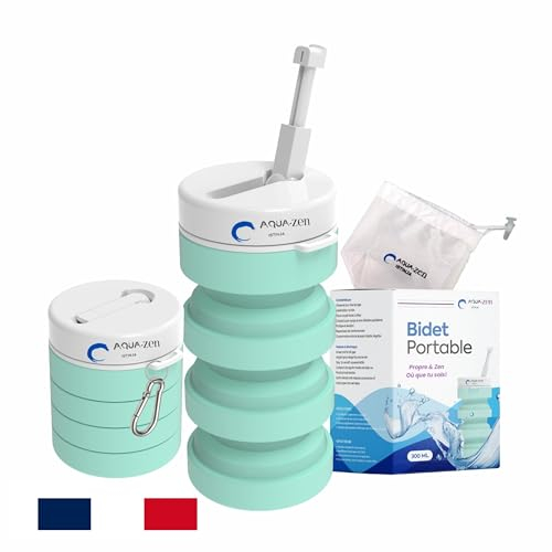 Bidé Portátil Plegable Istinja – Botella Perineal Higiene Íntima – Postparto, Maternidad, Bebé – Viaje, Camping, Senderismo – Lavado Perineal, Hemorroides, Ablución – Compacto, Cabe en Bolso