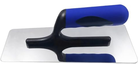 Pttnyuere Outils Manuels de Finition de Plâtrage de Peinture en Acier Inoxydable, Truelle de Plâtre de MaçOn pour Outils de Construction de Murs L