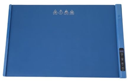 Fenteer Elektrisches Warmhaltetablett, Speisenwärmkissen, Temperaturregelung, Faltbarer Geschirrwärmer, Wärmematte für Speisen, Warmhalteplatten für den