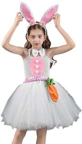 Påskhare kostym, balettklänning med pannband | rolig kanin tutu dräkt, semester cosplay kostym för påsk, temafester