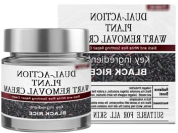 Dual-Action Renewal Cream, uppstramande hudvårdskräm, svart och vit ris soothing reparera kräm, naturliga kroppsserum, effektiva reducerar hudförbättringar