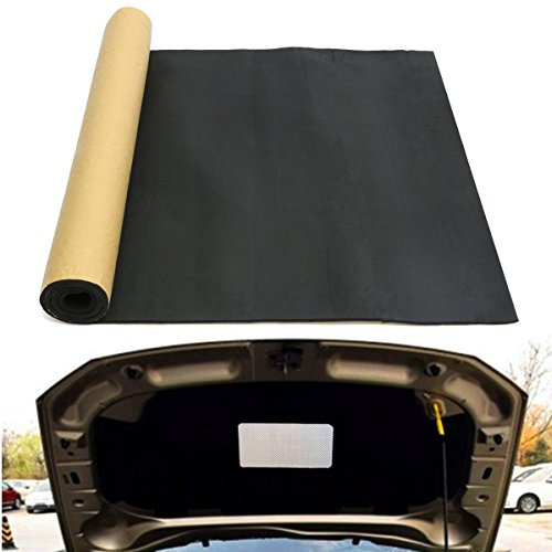 Forspero 200Cmx100Cm 10Mm Insonorisation De La Voiture Isolation Thermique De La Mousse À Cellules Fermées