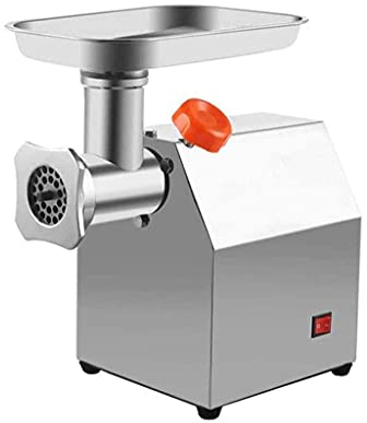 SMSOM Electric Meat Grinder, Stainless Steel Meat Mincer Sausage Stuffer, 850W Meat Grinder Machine with 2 Grinding Plates, 2 Blades, Sausage Kubbe Kit Sets