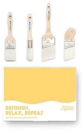 Zibra Möbler Refinishing Paint Brush Kit- 4 delar