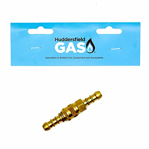 Inline Quick Release Fitting Coupling for 8mm i/d propane/butane gas Hose