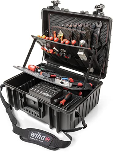 Wiha XL SHK 45237 Werkzeugkoffer 113-teilig für Handwerker, Sanitär, Profis, Techniker