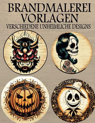 brandmalerei vorlagen: Entwürfe zum Nachzeichnen von Pyrographie-Kunstwerken und Brandmalen