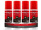 Vitalcare | Ideal Touch Up - Spray de retoque instantáneo para el cabello, spray perfecto para cubrir temporalmente cabellos blancos y grises, castaño oscuro, 3 botellas de 75 ml