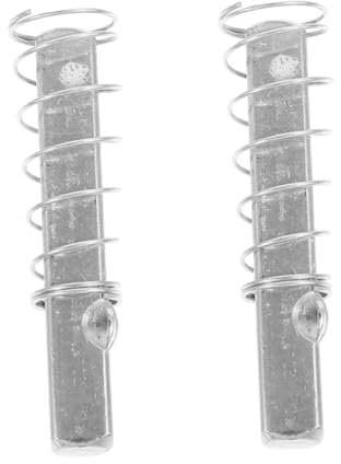 KITANDOVE 2pièces Remplacement De Spindle De Poignée De Porte Avec Ressort Pour Serrure De Porte Accessoires De Remplacement Acier Inoxydable Pour Poignées Vintage