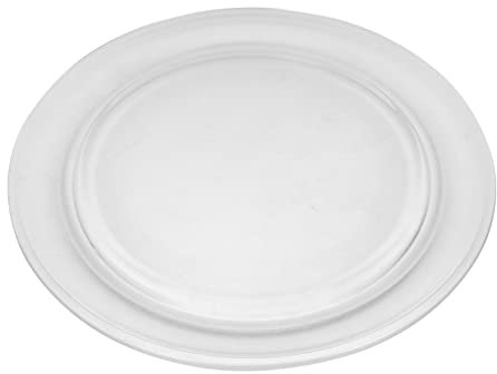 COLLBATH Replacement Microwave Tray Thick Glass Plate Heatproof for 27cm Oven Easy to Use