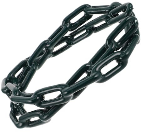 Vaguelly Iron Swing Chain 1m Extension for Outdoor Swing Hanging Toddler Safe Heavy Duty Coated for Durability