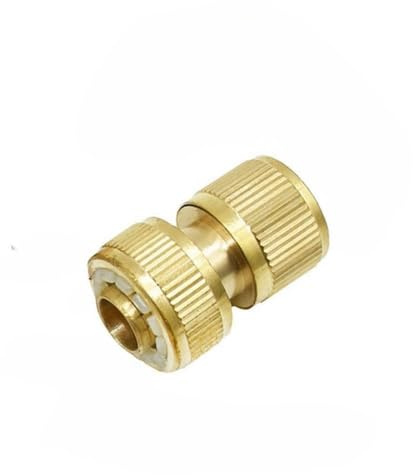 Conector rápido de manguera de latón de 1/2'', 5/8'', 3/4'' y 1'', accesorio de parada de agua, acoplamiento de grifo con rosca de cobre, adaptador de pistola de riego para jardín, I