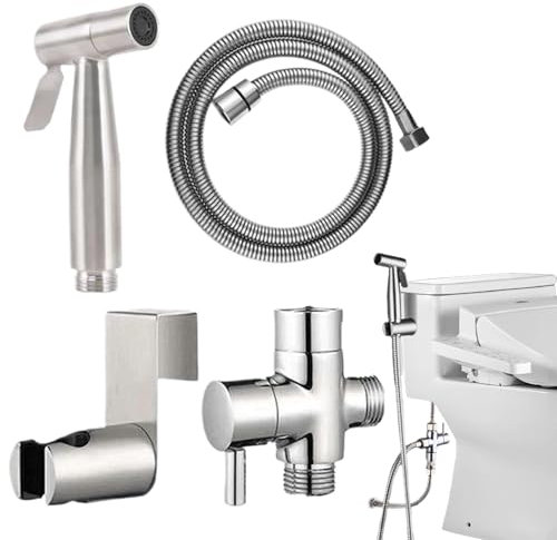 Ducha para inodoro Bidet - Bidé flexible a mano lavado higiene íntima - Accesorios de baño portátiles para la higiene y el lavado del bebé con pañales