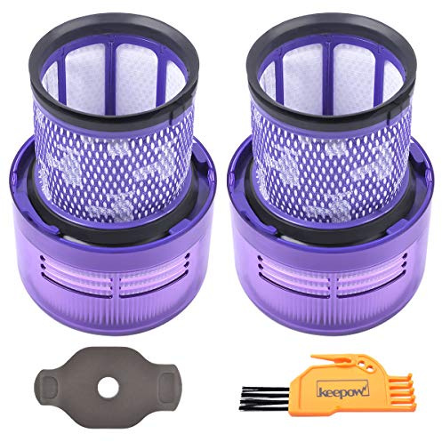 KEEPOW 2 Pcs Filter Replacement for Dyson V11 Absolute, Dyson V15, SV14, Dyson V11 Animal, Dyson V11 Cyclone Vacuum Cleaner, 970013-02