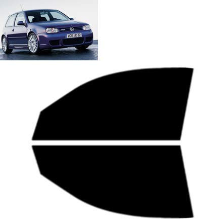 Passgenaue Tönungsfolie für Golf IV 3-Türen 1998-2003 - Vordere Seitenscheiben (20% Schwarz)