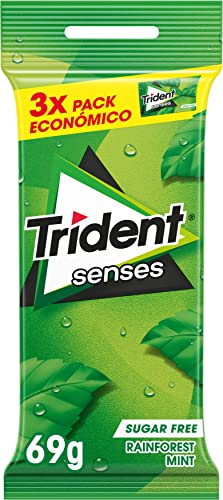 Trident Chicles Sabor Hierbabuena Senses Trident 3 x 23g