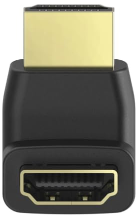 Hama 00205164 HDMI Adapter [1x HDMI-Buchse - 1x HDMI-Stecker] Schwarz